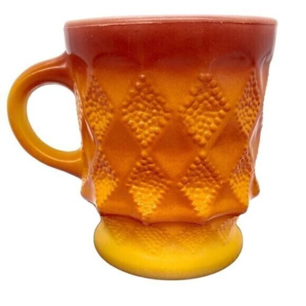 Vintage Anchor Hocking Fire King Kimberly Dimple Mug